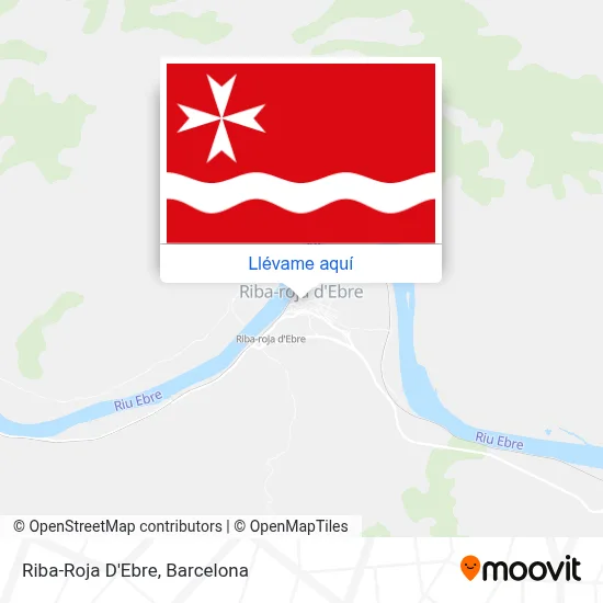 Mapa Riba-Roja D'Ebre