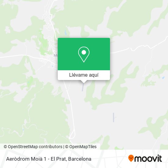 Mapa Aeròdrom Moià 1 - El Prat