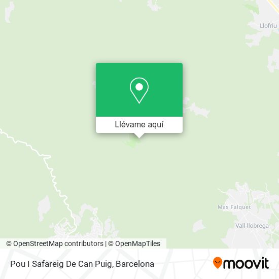 Mapa Pou I Safareig De Can Puig