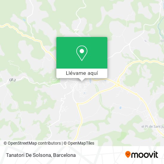 Mapa Tanatori De Solsona