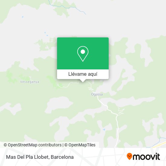 Mapa Mas Del Pla Llobet