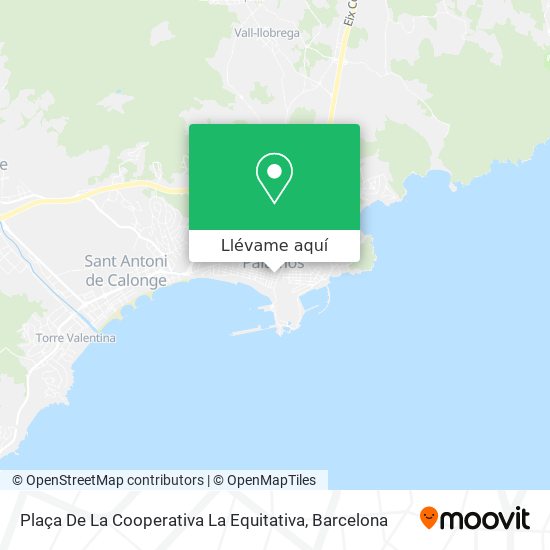 Mapa Plaça De La Cooperativa La Equitativa