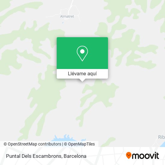 Mapa Puntal Dels Escambrons