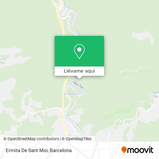 Mapa Ermita De Sant Moi