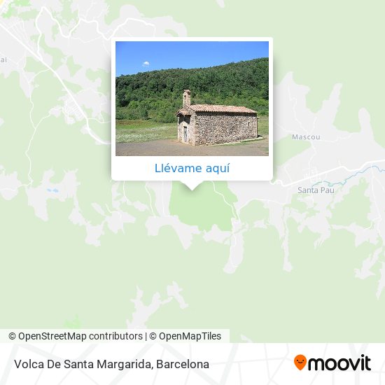 Mapa Volca De Santa Margarida