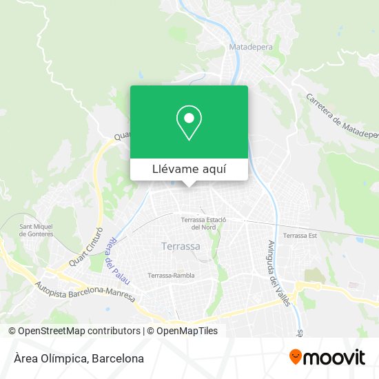 Mapa Àrea Olímpica