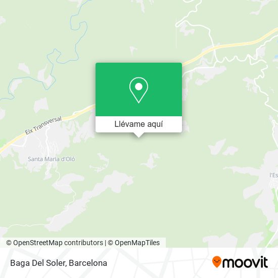 Mapa Baga Del Soler