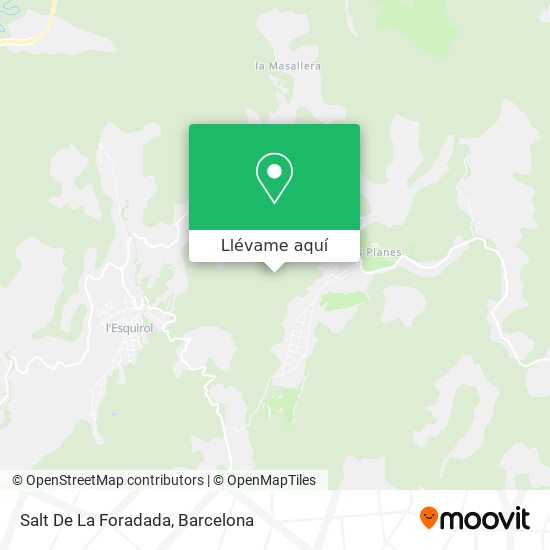 Mapa Salt De La Foradada