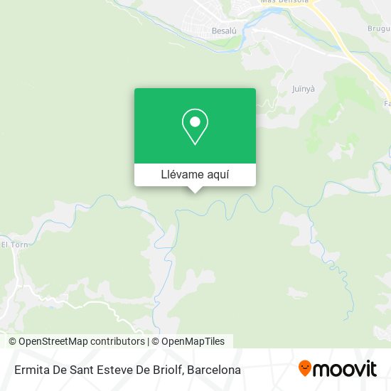 Mapa Ermita De Sant Esteve De Briolf