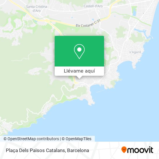 Mapa Plaça Dels Països Catalans