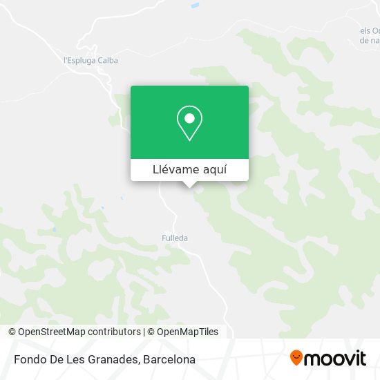 Mapa Fondo De Les Granades