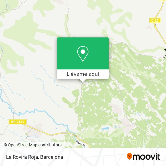 Mapa La Rovira Roja
