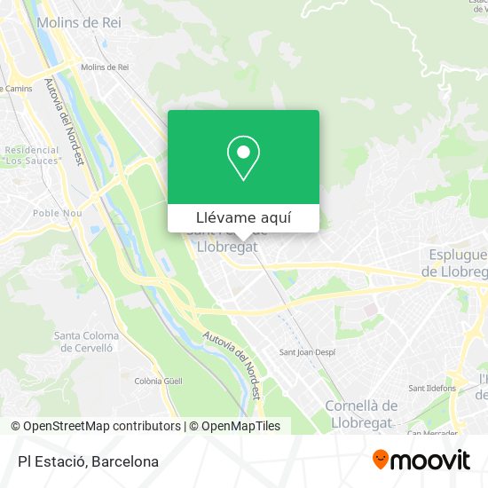 Mapa Pl Estació