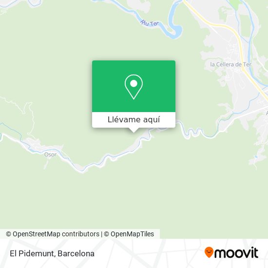 Mapa El Pidemunt