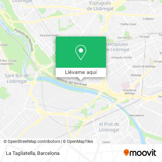 Mapa La Tagliatella
