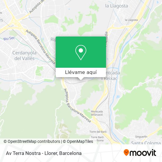 Mapa Av Terra Nostra - Llorer