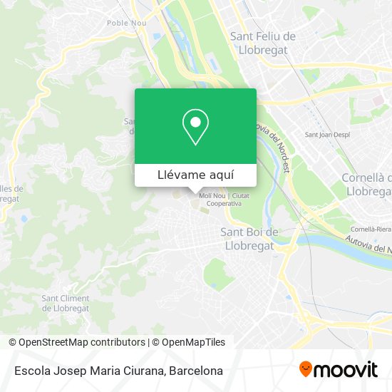 Mapa Escola Josep Maria Ciurana