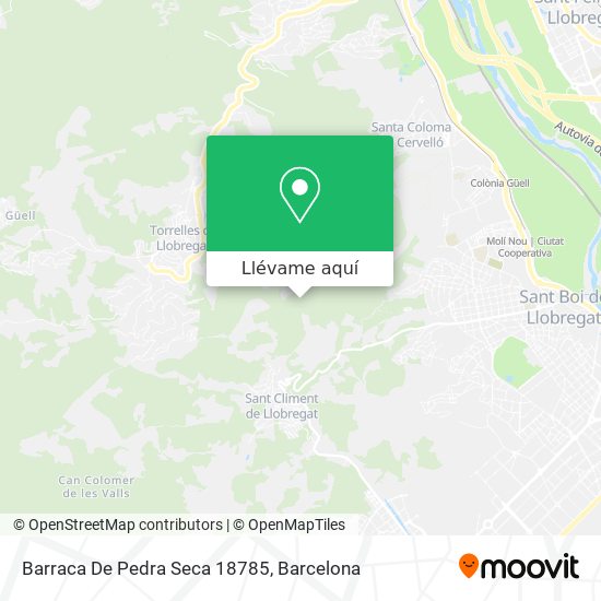 Mapa Barraca De Pedra Seca 18785