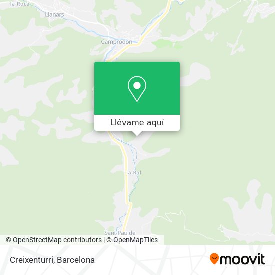 Mapa Creixenturri