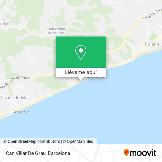 Mapa Can Villar De Grau