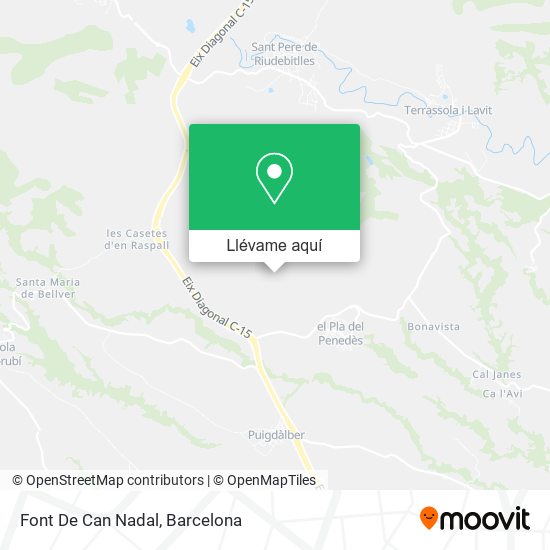 Mapa Font De Can Nadal
