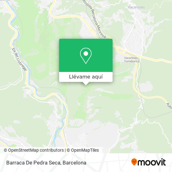 Mapa Barraca De Pedra Seca