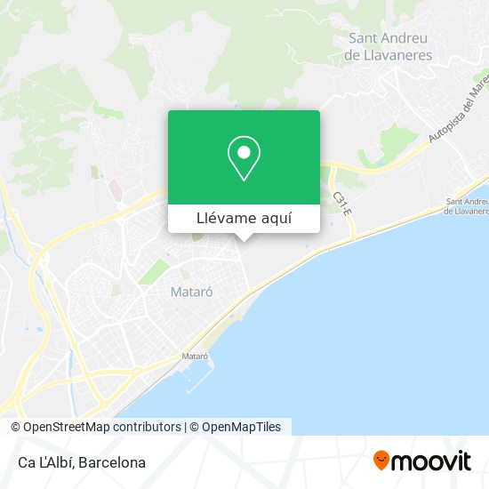 Mapa Ca L'Albí