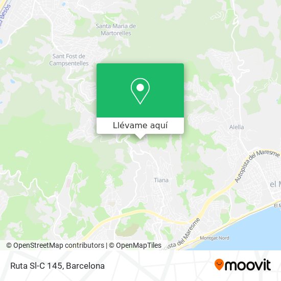 Mapa Ruta Sl-C 145