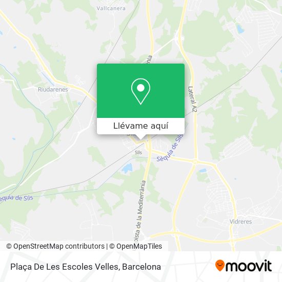 Mapa Plaça De Les Escoles Velles