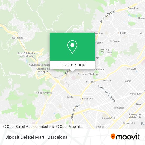 Mapa Dipòsit Del Rei Martí