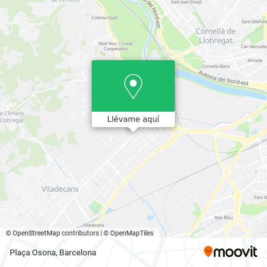 Mapa Plaça Osona