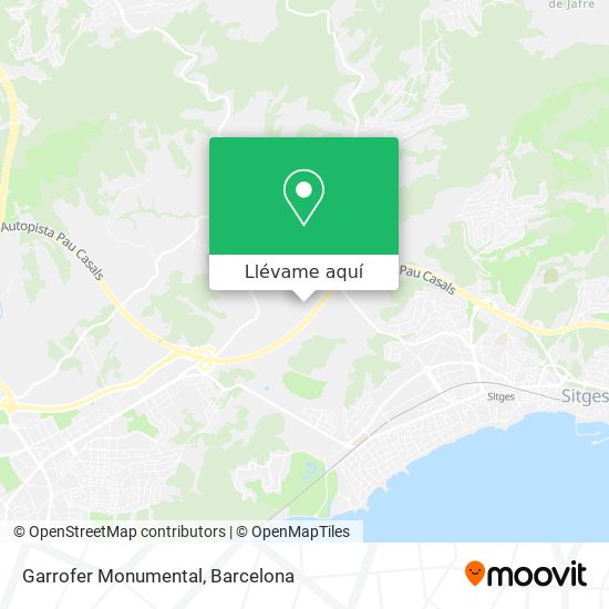Mapa Garrofer Monumental