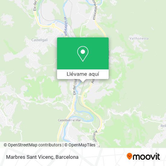Mapa Marbres Sant Vicenç
