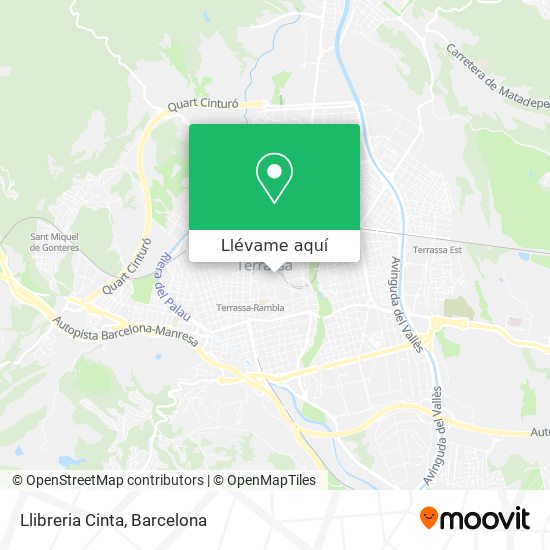 Mapa Llibreria Cinta
