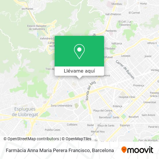 Mapa Farmàcia Anna Maria Perera Francisco