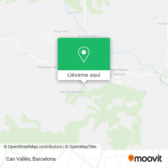 Mapa Can Vallés