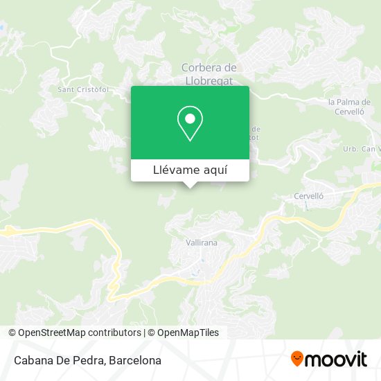 Mapa Cabana De Pedra