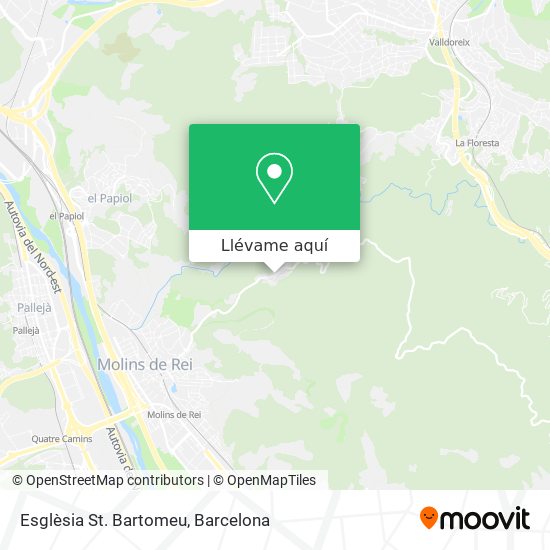 Mapa Esglèsia St. Bartomeu