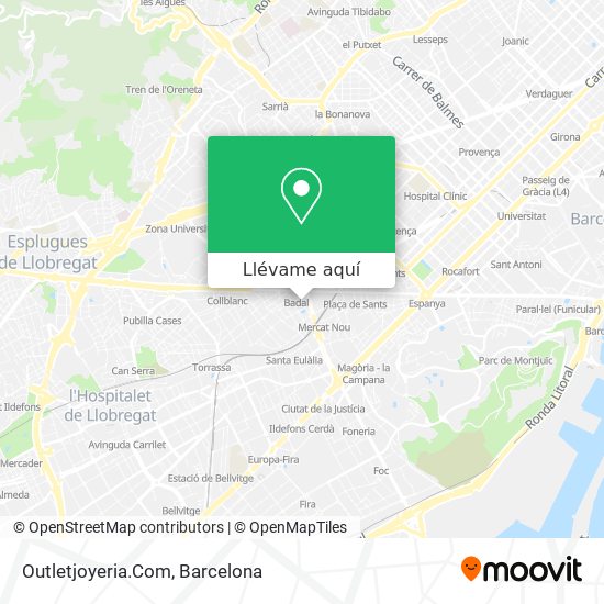 Mapa Outletjoyeria.Com