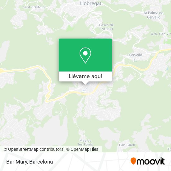 Mapa Bar Mary