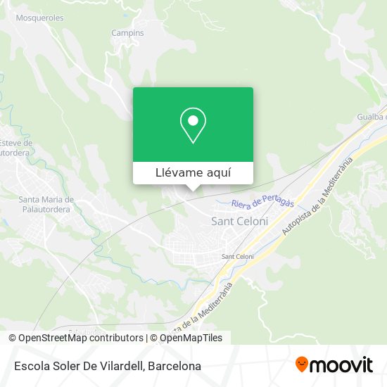 Mapa Escola Soler De Vilardell