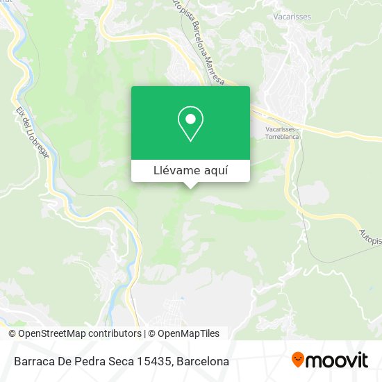 Mapa Barraca De Pedra Seca 15435