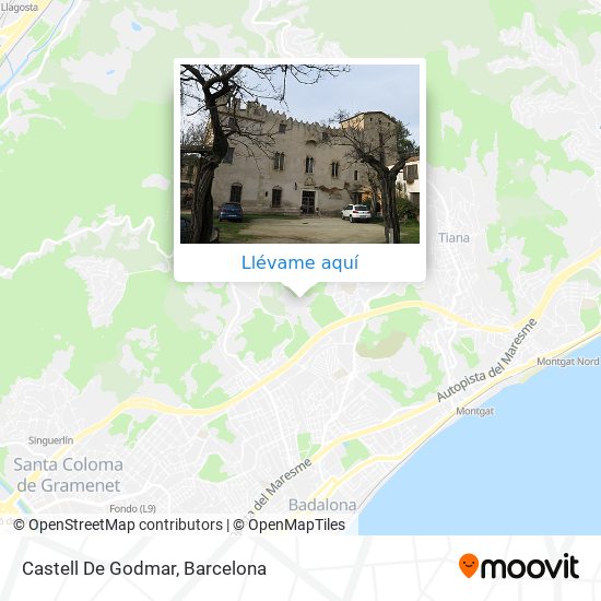 Mapa Castell De Godmar