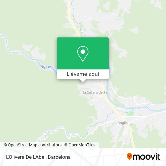 Mapa L'Olivera De L'Abei
