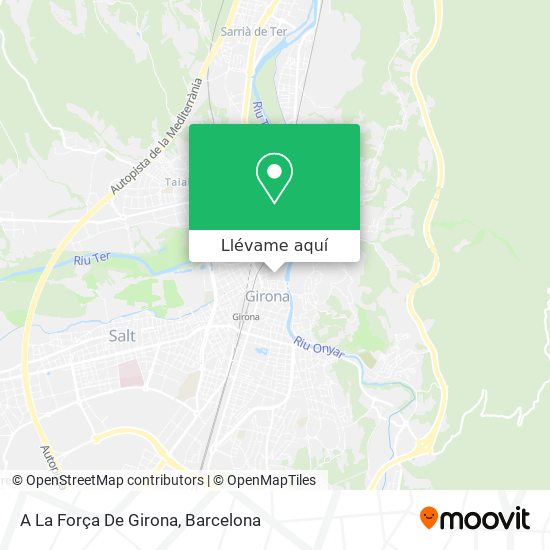 Mapa A La Força De Girona