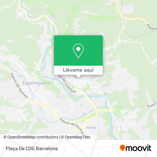 Mapa Plaça De L'Oli