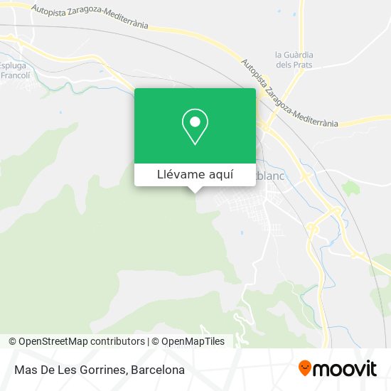 Mapa Mas De Les Gorrines