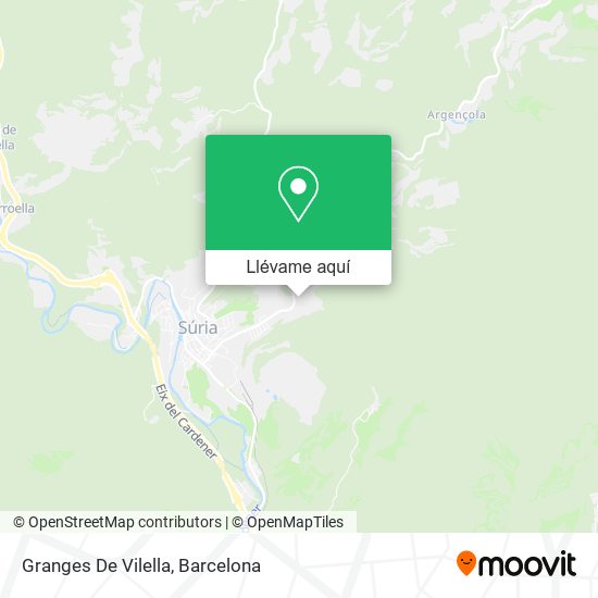 Mapa Granges De Vilella