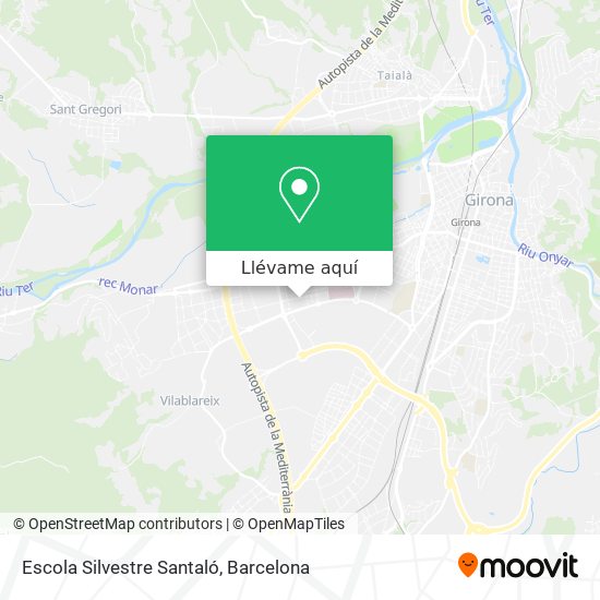 Mapa Escola Silvestre Santaló