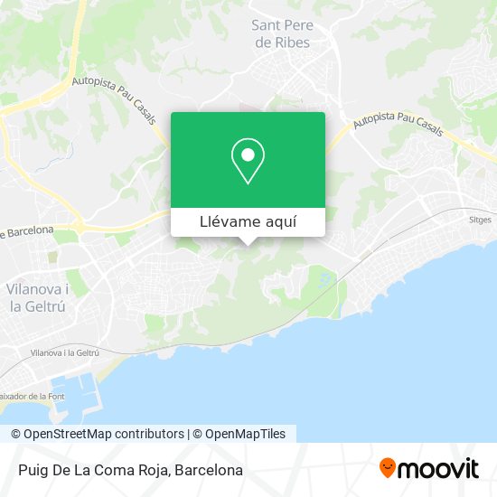 Mapa Puig De La Coma Roja